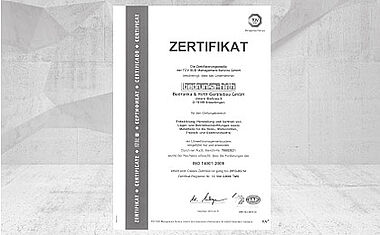 2004 - TÜV-Zertifikat nach DIN ISO 9001/14001