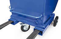 Fahrbare Muldenkipper - Einfahrtaschen in zwei Maßen